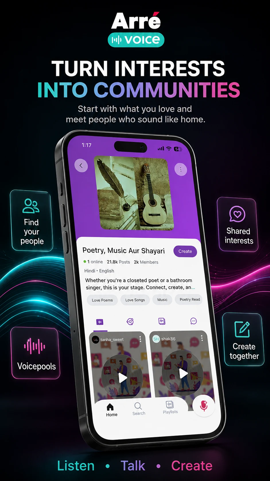 Arré Voice: Audio Stories screenshot