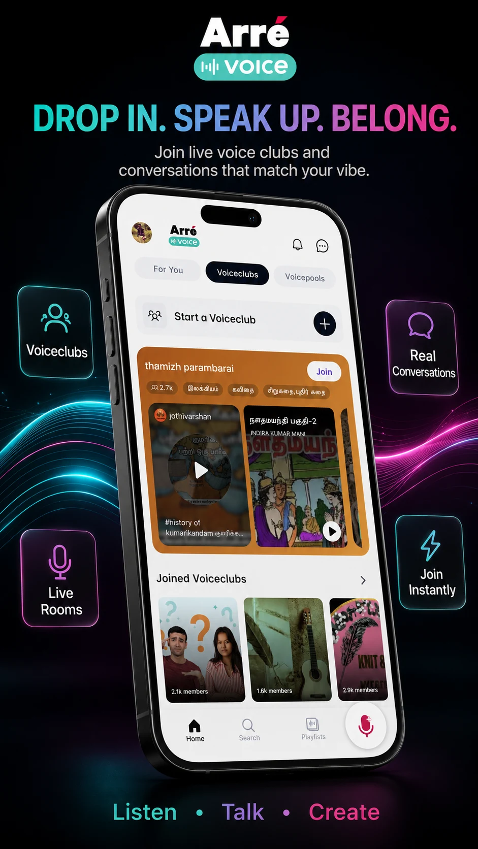 Arré Voice: Audio Stories screenshot