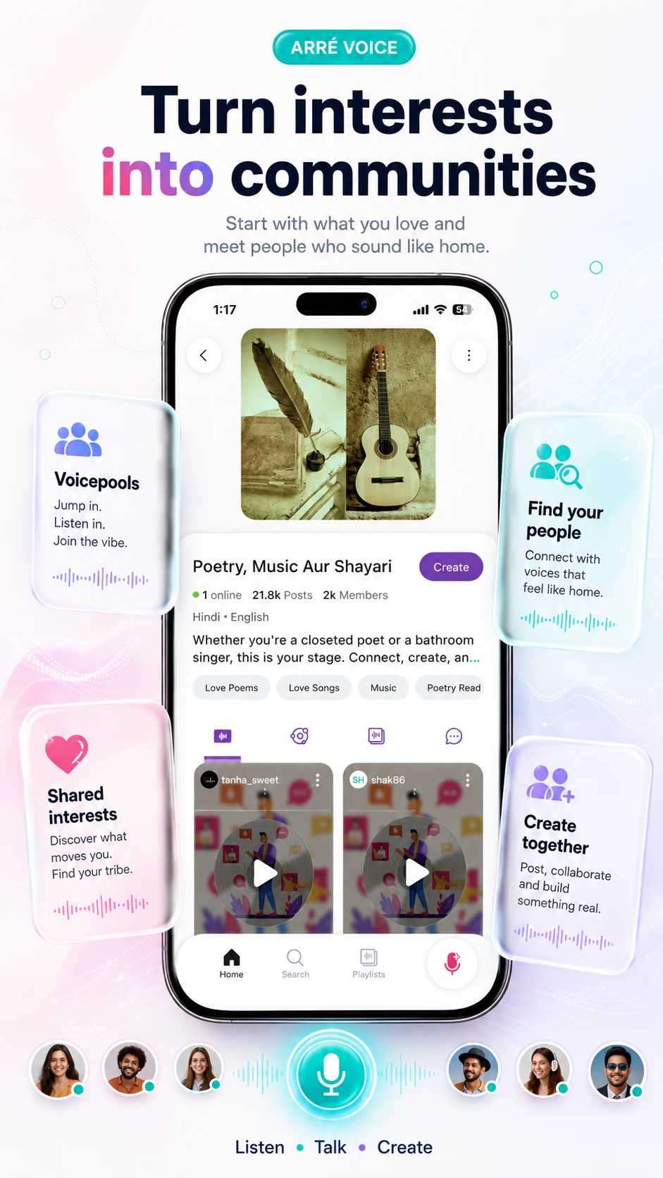 Arré Voice: Audio Stories screenshot