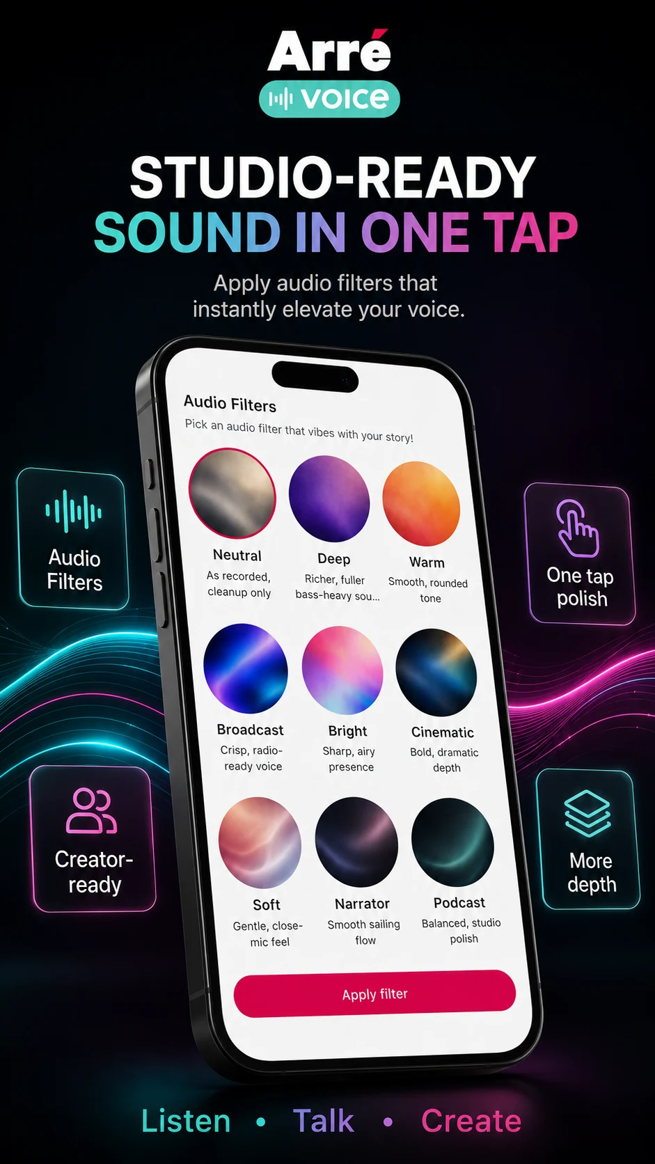 Arré Voice: Audio Stories screenshot